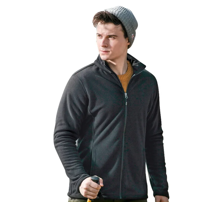 

MJARTORIA Fall and Winter Style Men's Full-Zip Polar Fleece Warm Tech Jacket Outdoor Clothing Jacket Male Windbreaker Sportswear