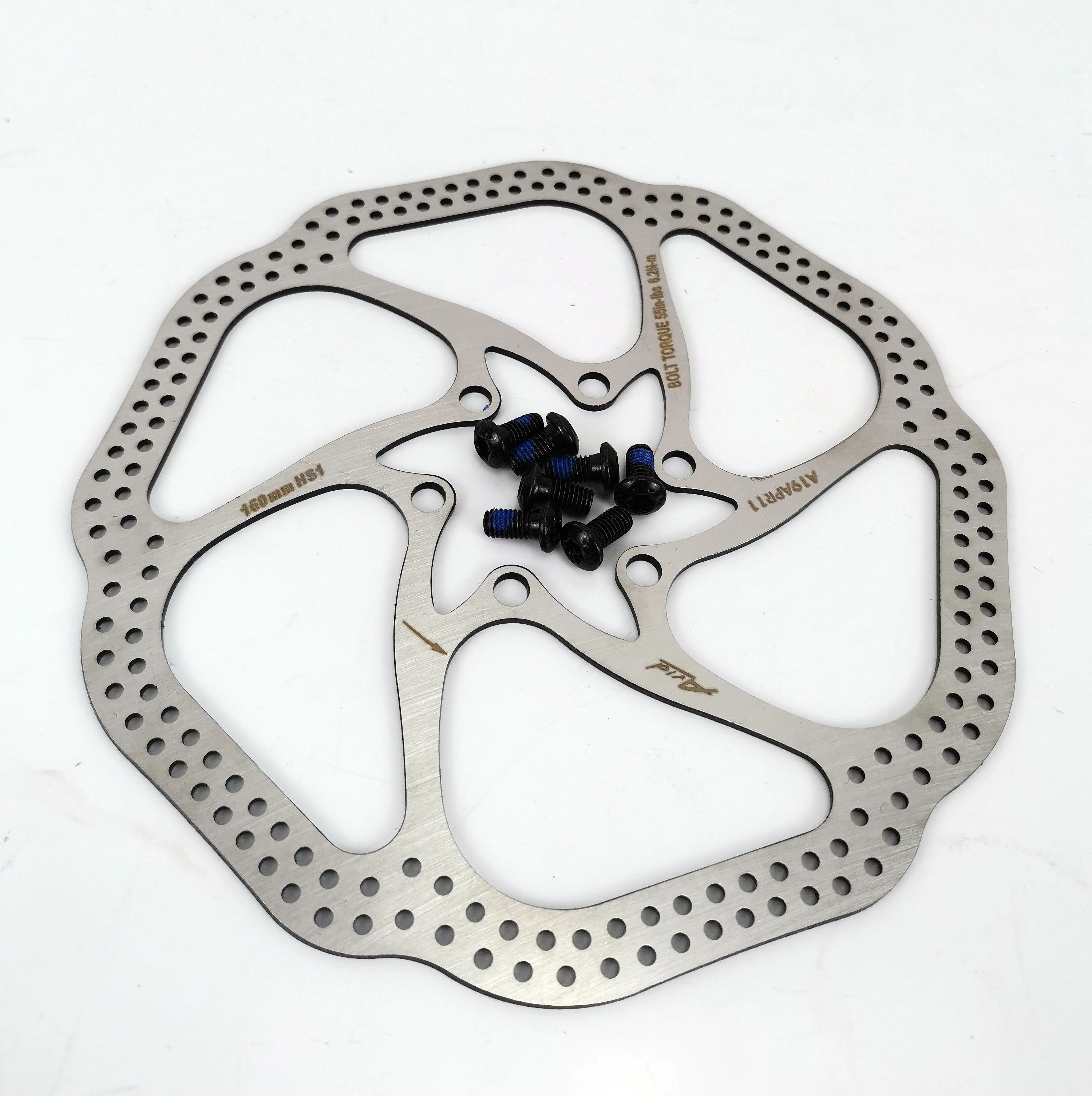 Ultra-light Bicycle Bike MTB Cycling Brake Disc Rotor 160//180mm W// T25 Screw