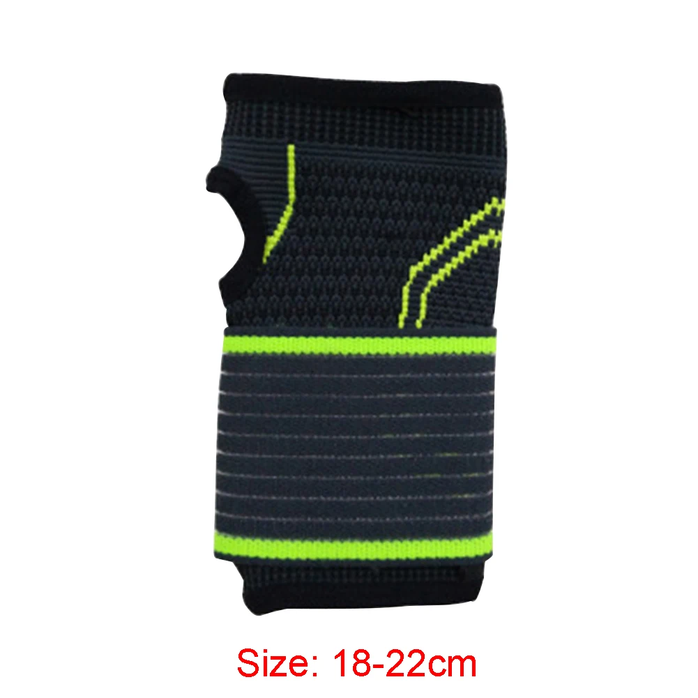 Баскетбольная обертка, регулируемая эластичная спортивная повязка для запястья, перчатка, защитный ремень, облегчение боли, поддержка рук под давлением, теплая