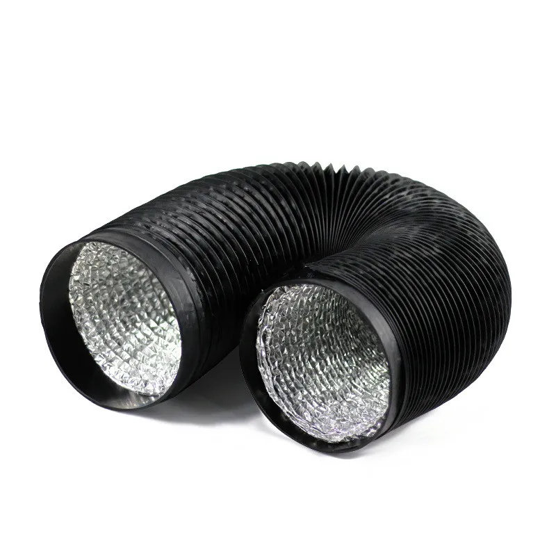 Pvc Aluminum Foil Exhaust Pipe Telescopic Hose For Range Hood Fume