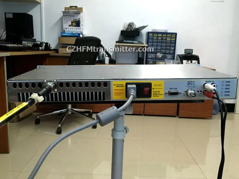 FMT 100L 0 100 W FM передатчик для ЧМ вещание станция дипольная антенна с 20 м RF кабель