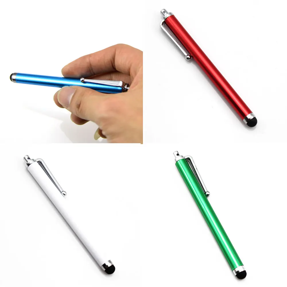 

6 Colors Metal Touch Pen Smart Phone Screen Stylus Blue Violet Color for iPhone Tablet Smart Phone Capacitor Touch Pens Stylus