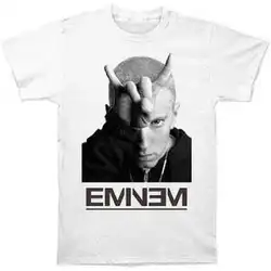 Eminem пальцы вверх рубашка SM, MD, LG, XL, XXL Новая мужская футболка с коротким рукавом с принтом Casua Футболка с принтом для мужчин 2019