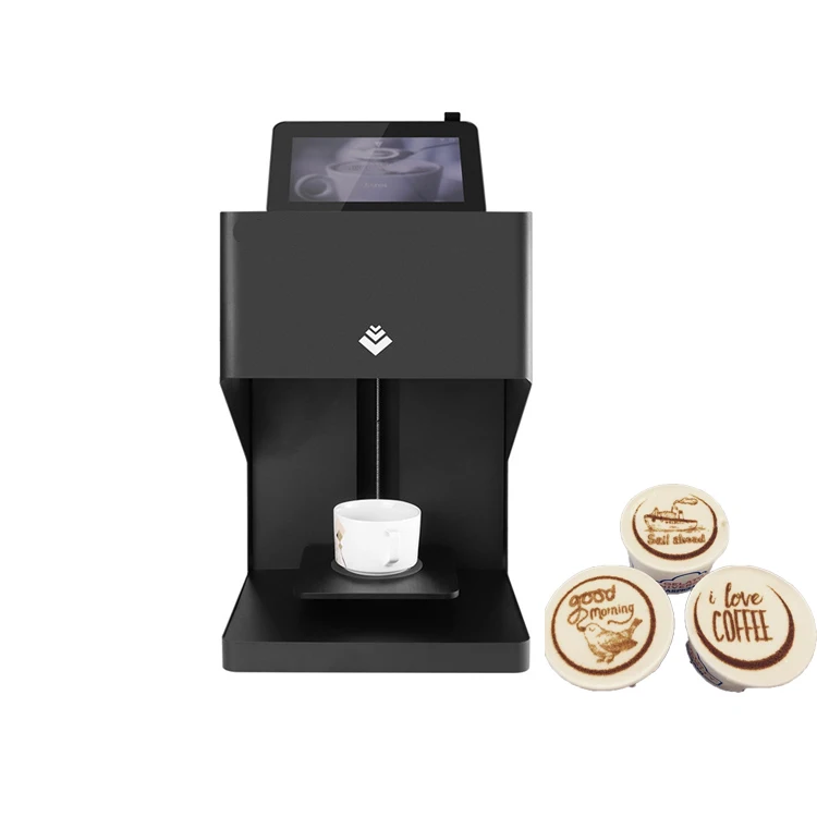 

Free shipping let's selfie coffee printer machine edible ink coffee printer with 200w