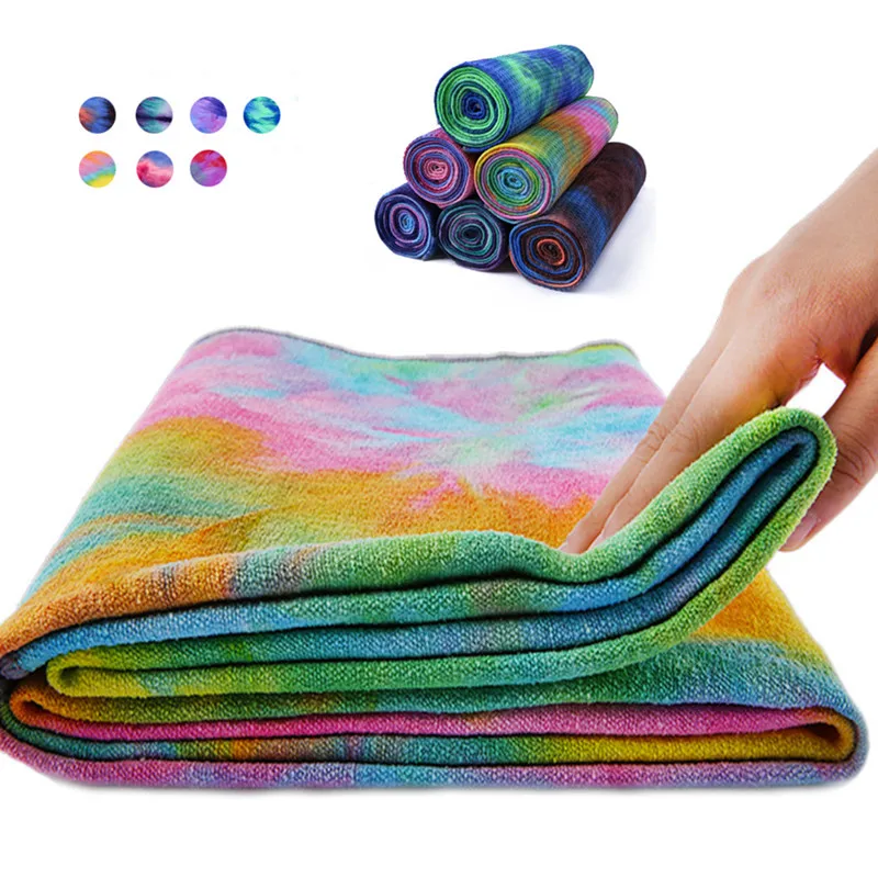 Yoga Mat Towel 183*63CM Non Slip Sweat Uptake Fitness Exercise Blanket