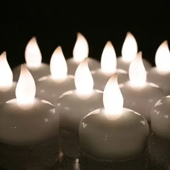 

1PC Electronic LED Candle Tea Light Simulation Color Flame Flashing Home Wedding Birthday Party Decoration Battery Powered Lamp