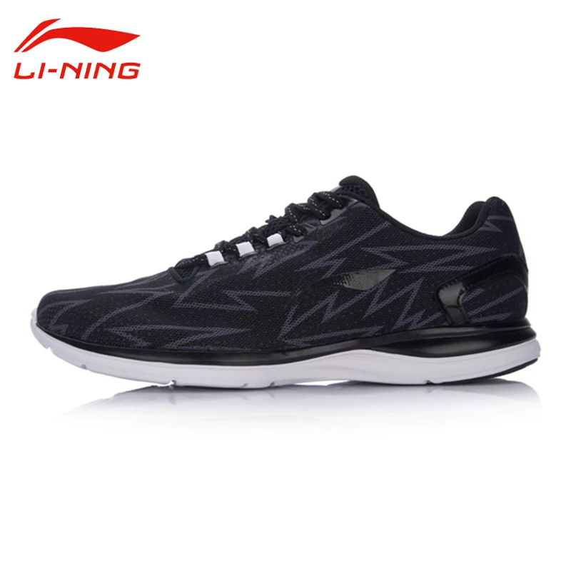 

Li-Ning Men's Light Breathable Running Shoes Irregular Pattern Design Cool Running Sneakers LINING Cushion Sports Shoes ARBM021
