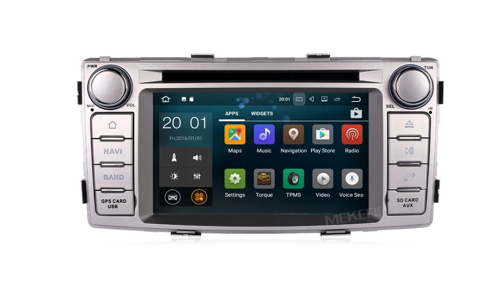 Discount PX3 Android 7.1 2G RAM CAR DVD FOR TOYOTA HILUX / Fortuner 2012-2015 car audio gps player stereo head unit Multimedia build in 8