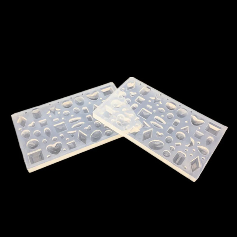 6 Grid Silicone Bead Mold Resin Jewellery Making Pendant Mould Craft Tools HOT