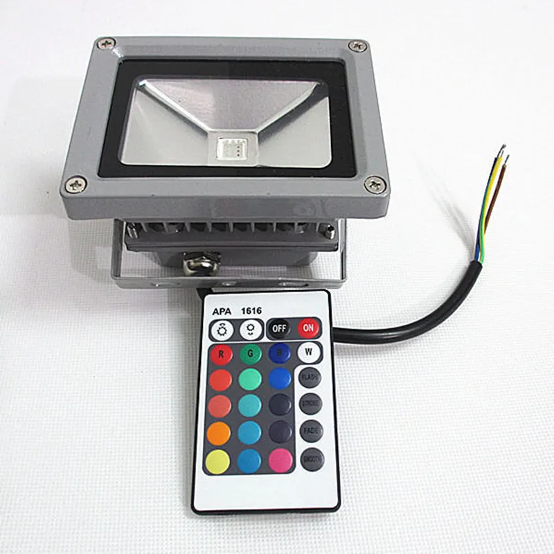 10 Вт 20 30 50 светодиодный уличный светильник RGB/белый/теплый белый