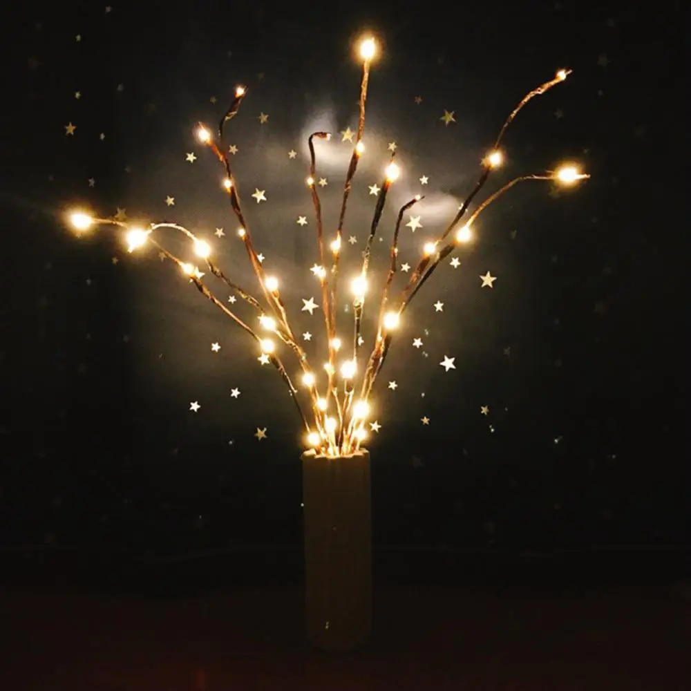 New LED Willow Tree Branch Lamp Floral Lights 20 Bulbs Battery Waterproof for Home Decor Xmas Wedding Fairy Night String Light (5)