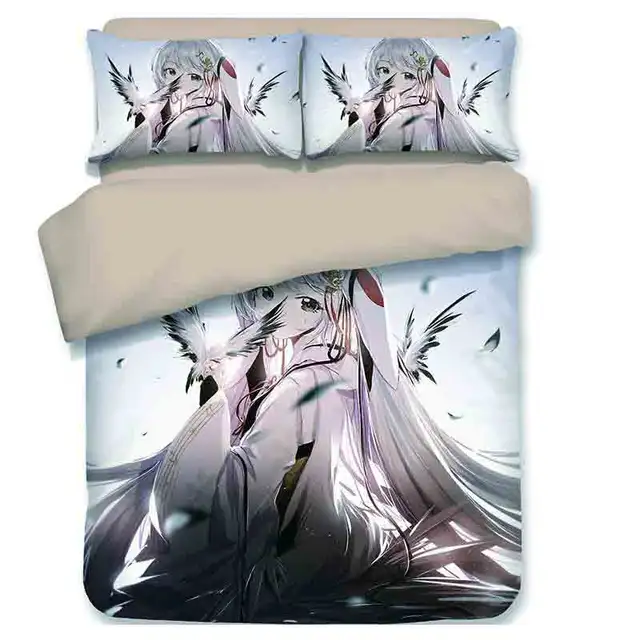 Hatsune Miku 3d Cartoon Anime Bedding Set Two Dimensions Duvet