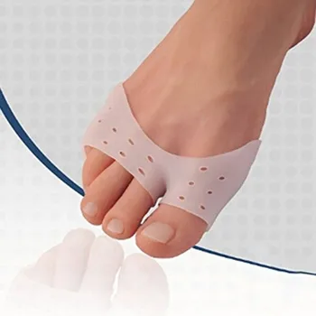 

2PCS toe separator aligner half toe sleeve tibia pad forefoot cushion bunion pain pain point protection sleeve #