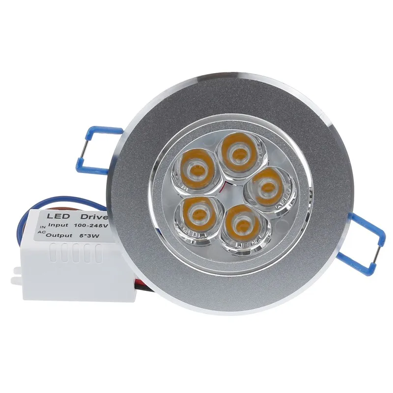 9w led downlight Non dimmable Recessed Spot light AC110v 220v 230v 240v