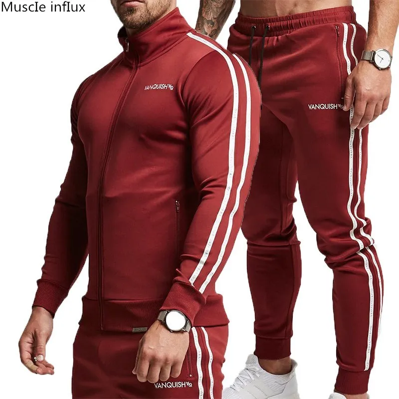 Men Fashion Long Sleeve Hoodies+Pants Set Male Tracksuit Outdoors Suit Men's Gyms Set Casual Sportswear Suit Men Fashion Long Sleeve Hoodies+Pants Set Male Tracksuit Outdoors Suit Men's Gyms Set Casual Sportswear Suit
