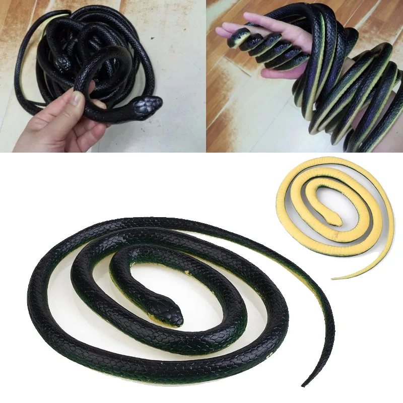 

Realistic Plastic Snake Prank Toy 125cm Garden Decoration Kids Children