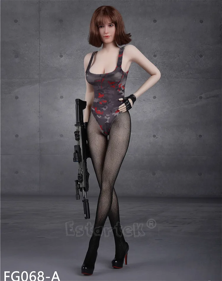 Fire Girl Toys FG068 A/B/C 1/6 Камуфляжный купальник бесшовные чулки Набор для 12 дюймов Phicen
