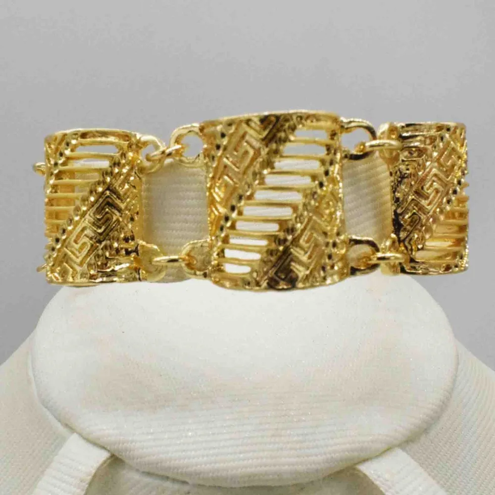 Новинка Великолепные африканские винтажные наборы ювелирных изделий золотого цвета ожерелье набор Свадебная Мода Дубай ювелирные изделия для женщин