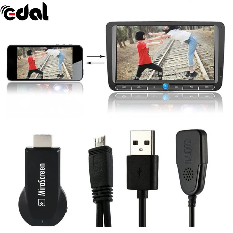 

128MB HDMI TV Stick Dongle Mirascreen Wi-Fi Display Receiver DLNA Airplay Miracast Airmirroring Chromecast for Windows 10 OS