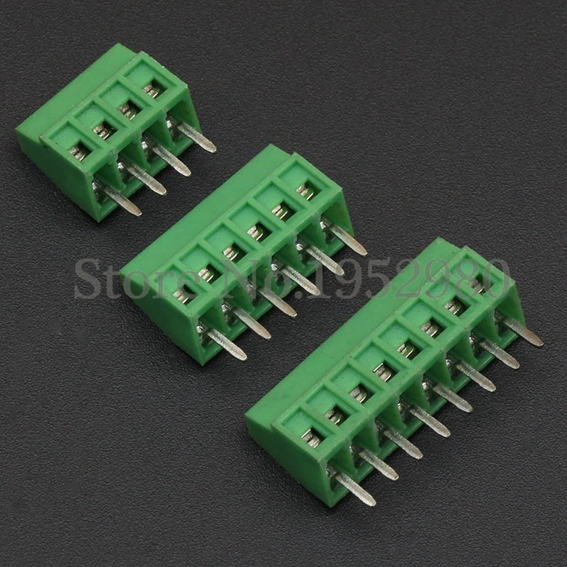 50 шт. 2 54 мм PCB Универсальный винт клеммные колодки коннектор KF128 2/3/4/5/6/7/8/9/10-12