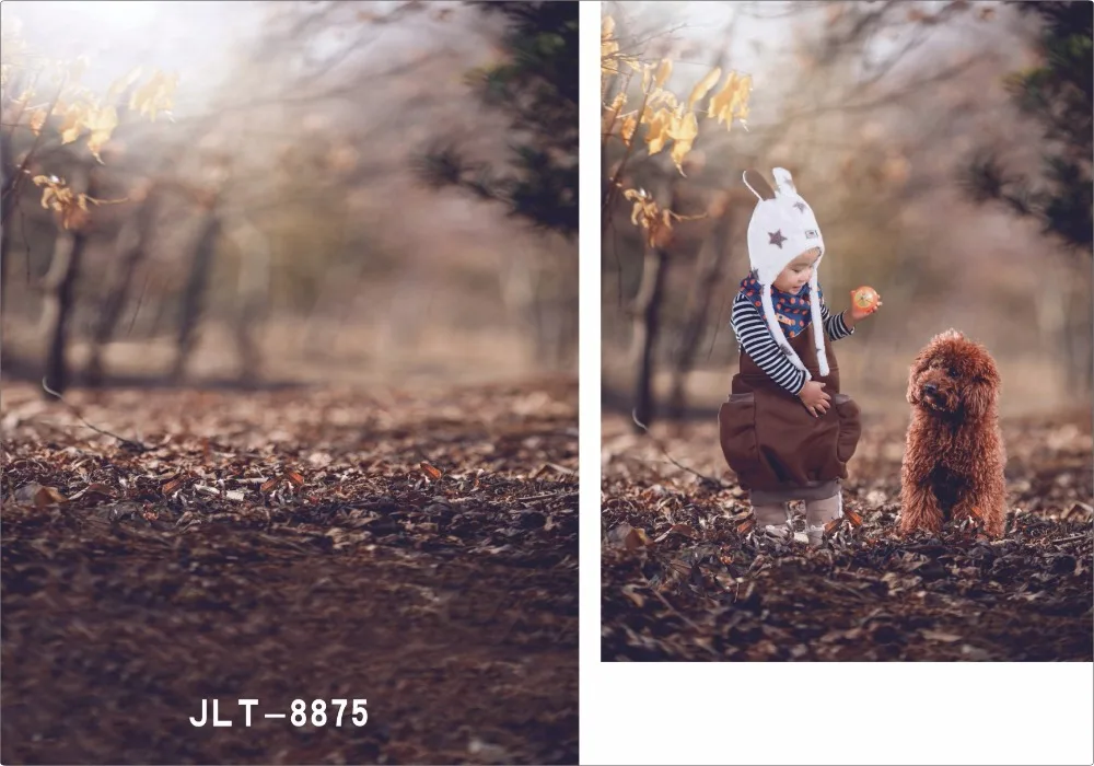 Осенние живописные листья 5x7ft виниловые фоны для фотосъемки фотостудия фон