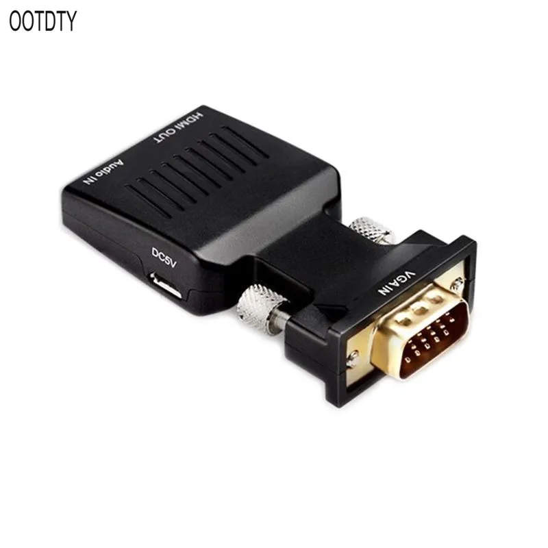 OOTDTY 1080 P HD VGA мужчина к HDMI Женский конвертер адаптер для ПК ноутбук Проектор Монитор Аксессуары