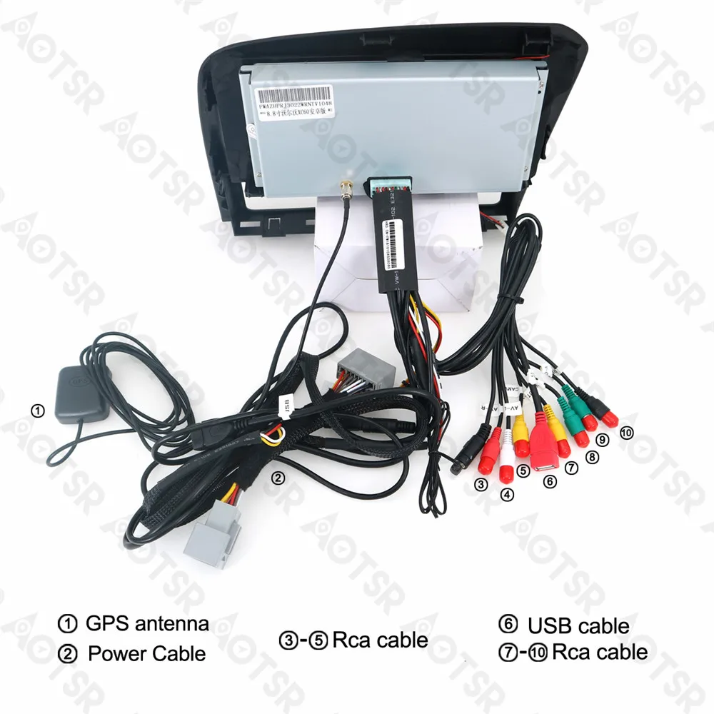 Discount Aotsr 8.8" Android 6.0 Car NO DVD Player GPS navigation for VOLVO XC60 2009-2012 Radio Stereo Unit Multimedia Player Bluetooth 4