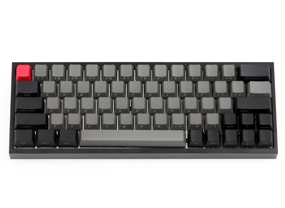 Dolch OEM профиль keycap толстый PBT боковой Печатный 64 ключа в 2U левый сдвиг для GK64 механический keybvoard