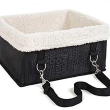 Водонепроницаемый бустер для домашних животных, автомобильное сиденье, портативный складной рюкзак для переноски животных, сумка для кошек, маленький и средний размер, для собак, регулируемые ремни, подкладка