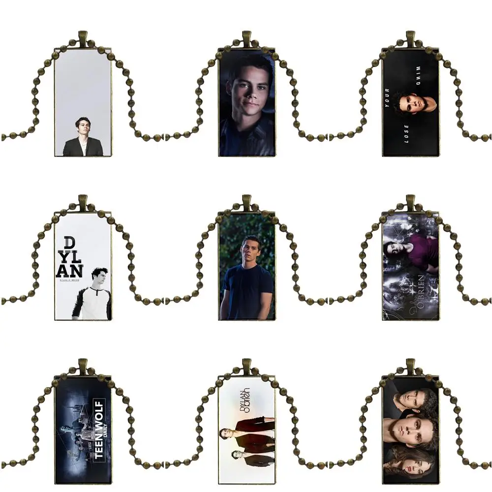 

EJ Glaze For Kids Beads Fashion Necklace Handmade Rectangle Shape Choker Necklace Jewelry Multi Designs Dylan O'brien Teen Wolf