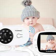 SP850 3,5 ''Цифровой Беспроводной Детский монитор ЖК-дисплей видео няня камера безопасности Температура 2 способ разговора ночное видение