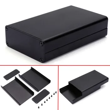 

1pc Black Electronic Project Case Aluminum Enclosure Instrument Case PCB Instrument Box 80x50x20mm