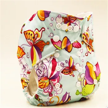 

New Brand Fashion Baby Diaper Cover Wrap Cartoon Print Baby Nappy Changing Reusable Baby Cloth Diaper Infant Waterproof Diaper