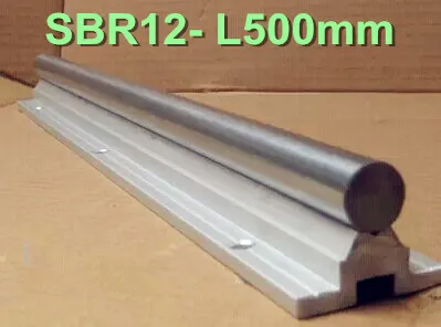 

1pcs SBR12 rail L500mm linear guide linear rail