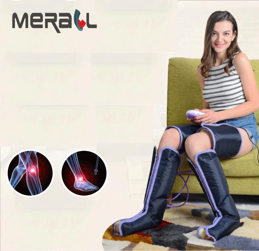 

1 Set Air Compression Leg Massager Electric Circulation Leg Wraps For Body Foot Ankles Calf Therapy Foot Massager Device