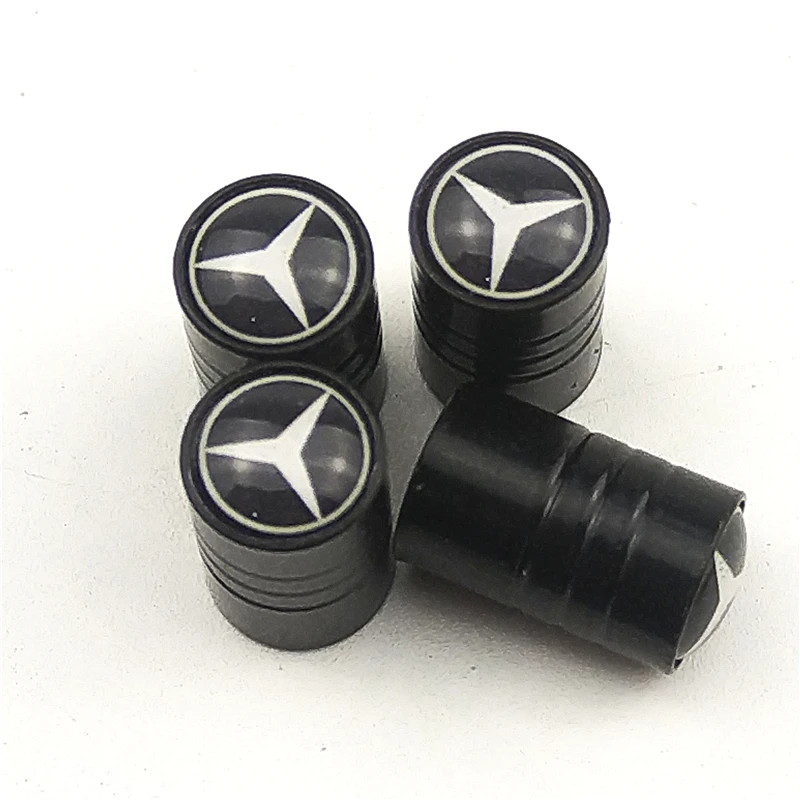 Transformers Autobot Tyre Valve Caps Black Set Of 4 Wheel Tire Dust Cap