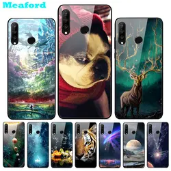 На Алиэкспресс купить чехол для смартфона for huawei p30 lite case 2020 fashion cute tempered glass hard phone case for huawei p30 lite new edition mar-l21bx bumper cover