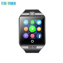 Bluetooth Smart Watch Q18 Smartwatch Phone Q18S With Camera TF SD SIM Card Slot Sleep Monitor Sedentary For IOS Andriod
