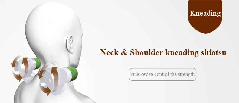 Electric Shiatsu Back Neck Shoulder Leg Body Spa Jade Massage Infrared Heating Kneading Massager Pillow Pain Relief Massageador 05