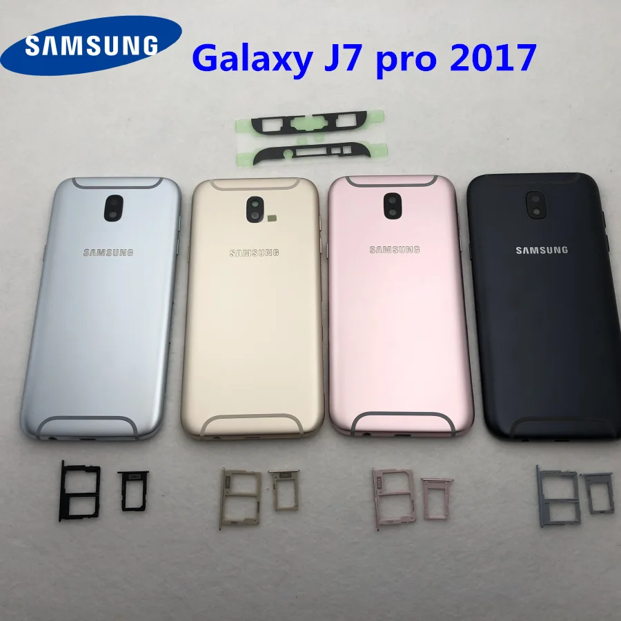 Для Samsung Galaxy J7 pro 2017 J730G Крышка батарейного отсека Корпус задняя крышка чехол J730 J730F
