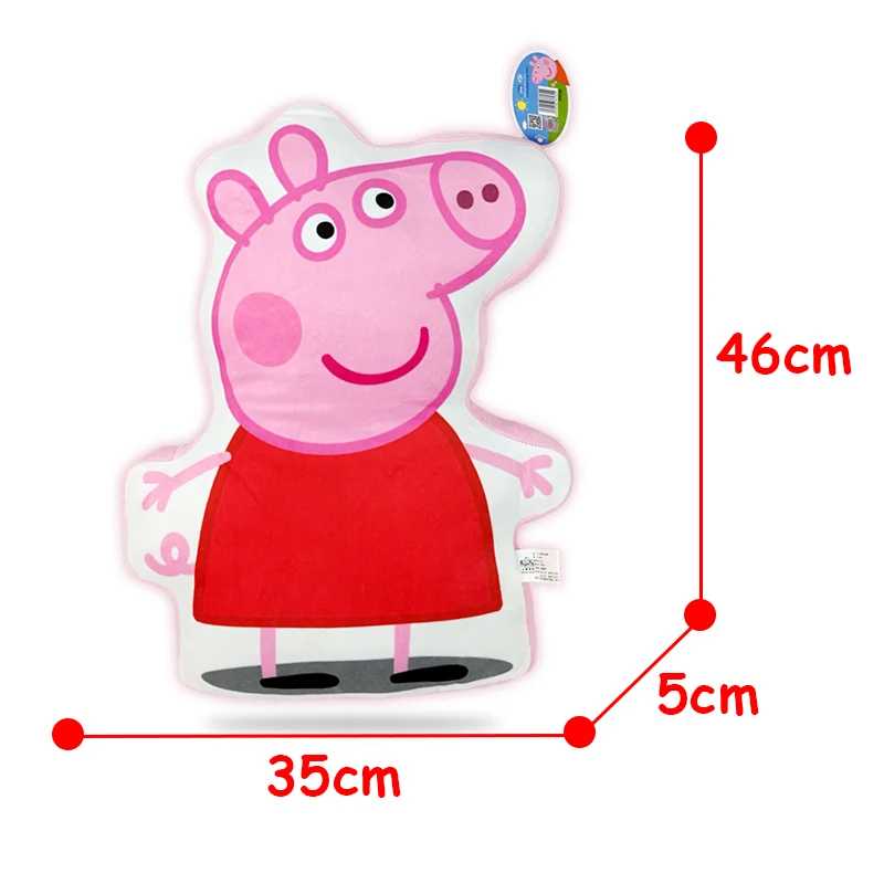 Подлинная Peppa Джордж Свинья Семья 46 см Плюшевые животного печенье подушка Спящая