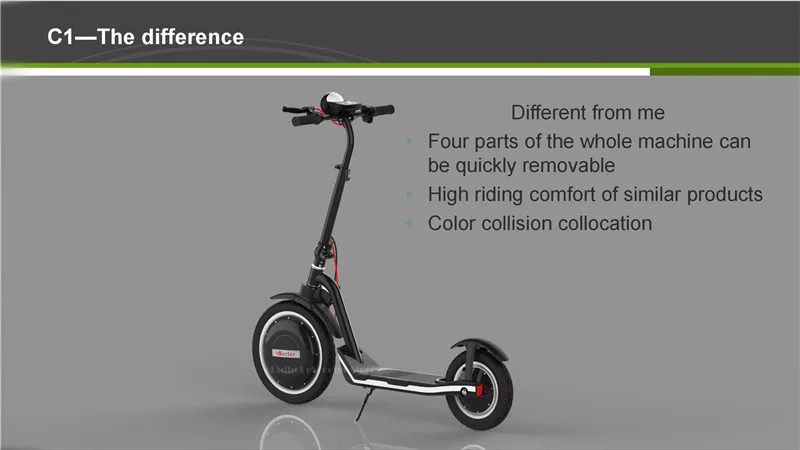Daibot Electric Scooter Foldable Two Wheels Electric Scooters 16 Inch 350W 36V Scooter Electric Off Road BlackRed For Adults (3)