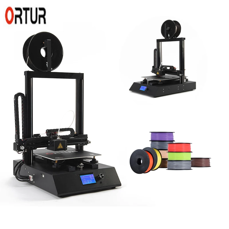 

Stampante 3D Professionale Ortur-4 Auto Leveling 3 D Printer Real Printing Speed 100MM/S-150MM/S with 1.75MM PLA ABS Filaments