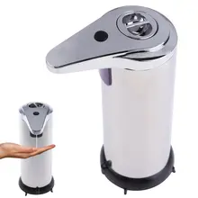 Stainless Steel Automatic Soap Dispenser for Detergent Sensor Infrared Handfree Sanitizer Dispenser Bathroom Kitchen Accessories