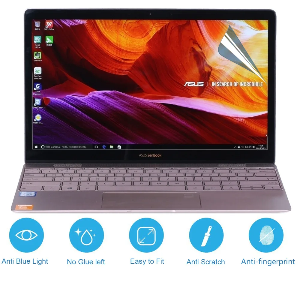 Cartinoe Экран протектор для Asus Zenbook 3 Ux390ua 12 5 &quotУльтрапортативный ноутбук анти