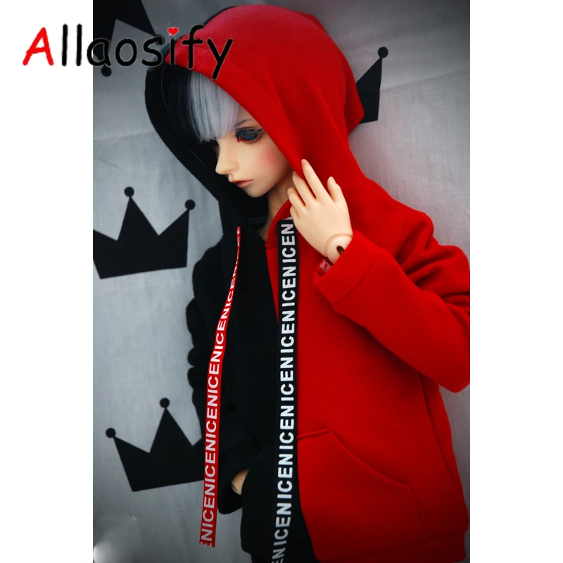 Allaosify BJD Одежда для кукол повседневная одежда для мальчиков и девочек Свободная одежда с длинными рукавами