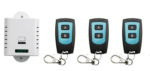 

85V 110V 120V 220V 250V 1CH Radio Controller RF Wireless Relay Remote Control Switch 315 MHZ 433 MHZ 3 Transmitter+1 Receiver