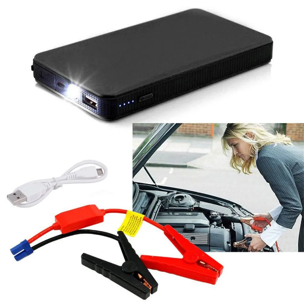 12V 20000mAh Mini Portable Multifunctional Car Jump Starter Power Booster Battery Charger Emergency Start Charger Colorful