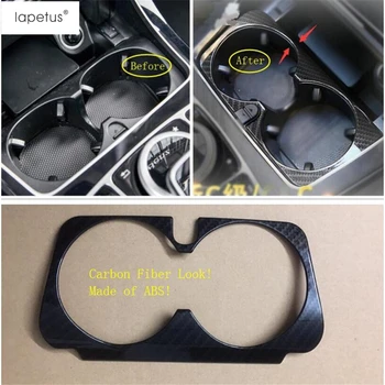 

Lapetus Accessories Fit For Mercedes Benz C CLASS W205 Sedan 2015 - 2020 Front Seat Water Cup Holder Molding Cover Kit Trim