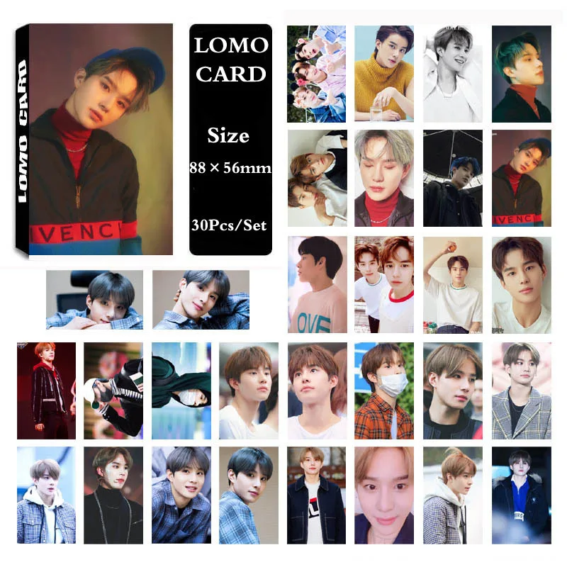 KPOP NCT127 NCT U фото карта постер ломо карты самодельные бумажные HD вентиляторы